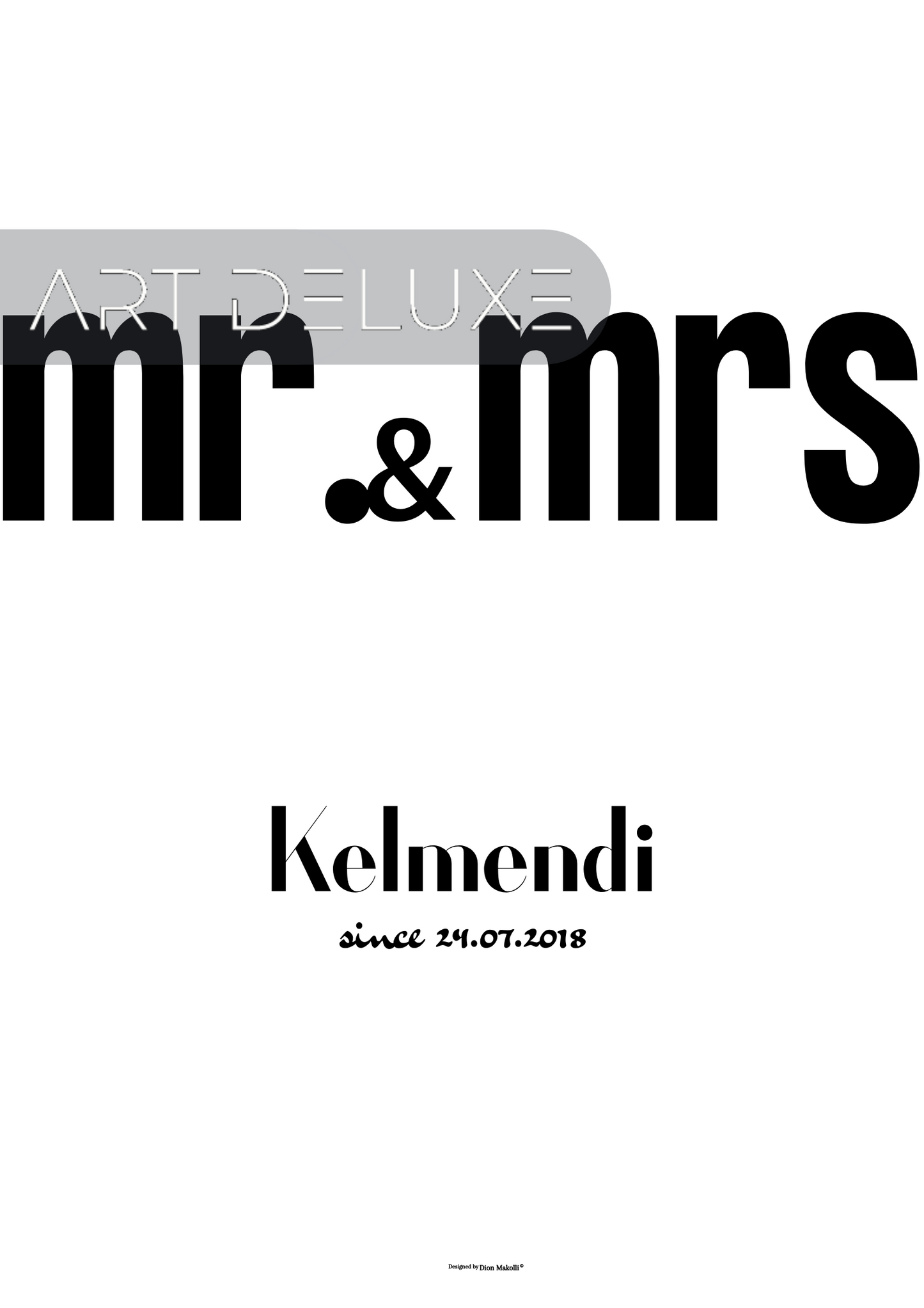 Mr&Mrs No1. poster