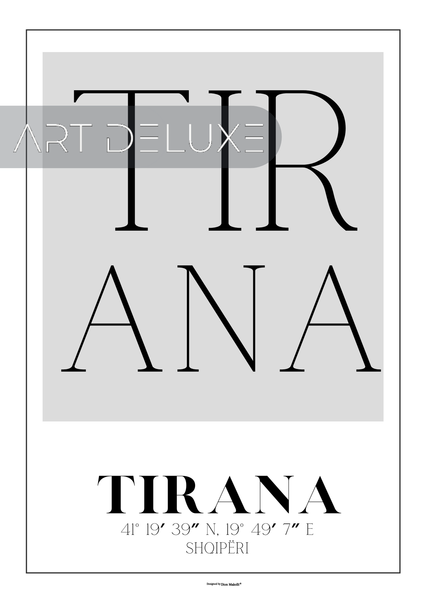 Tirana - poster