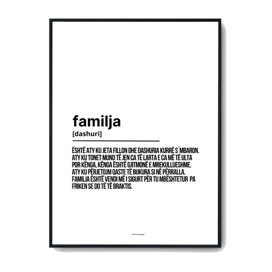 Familja - Poster