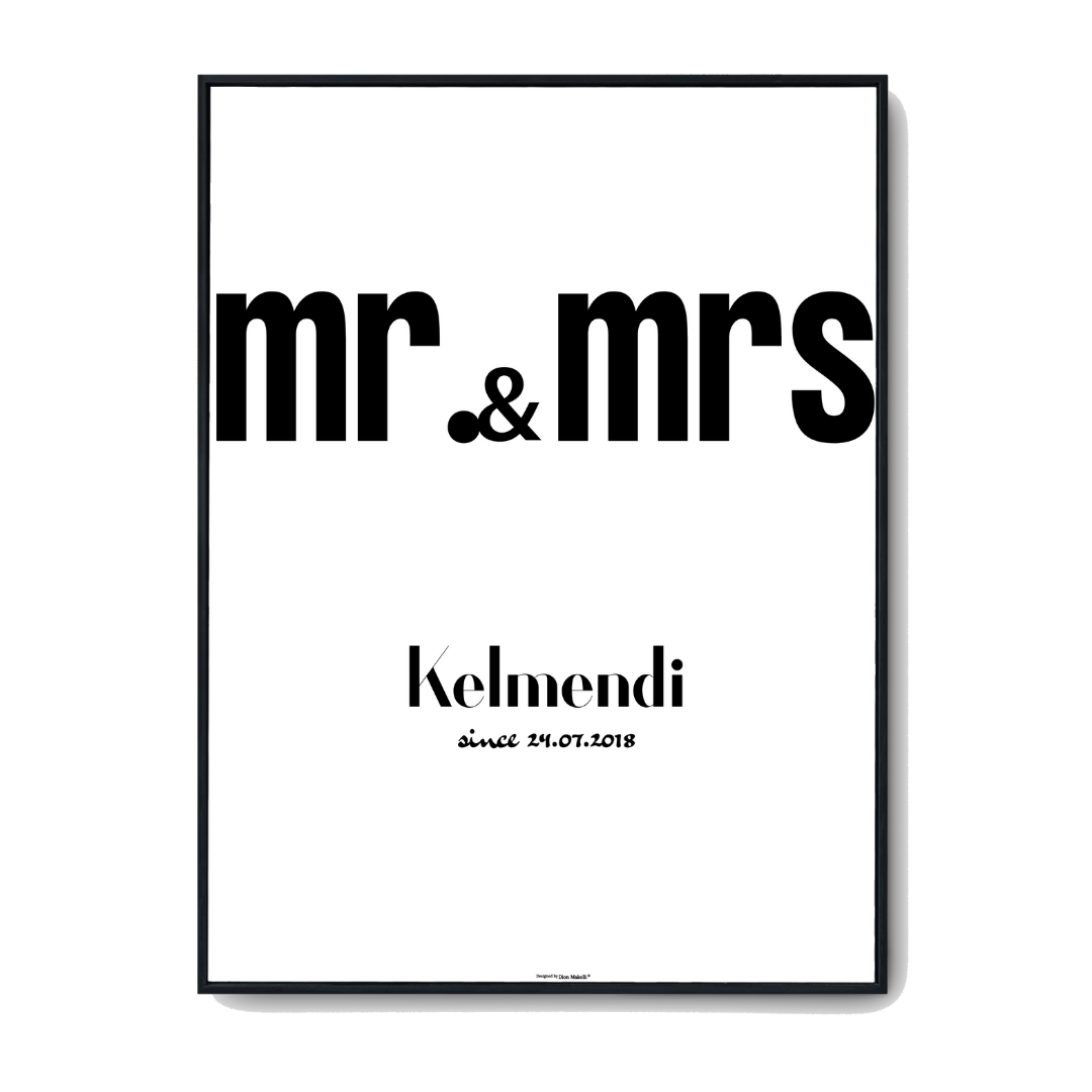 Mr&Mrs No1. poster