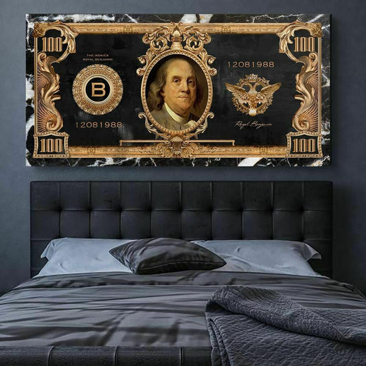 Lyxig Guld Dollar Poster